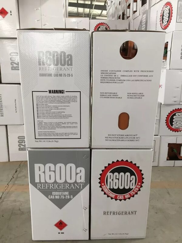 6.5kg Isobutane R600A Refrigerant Gas