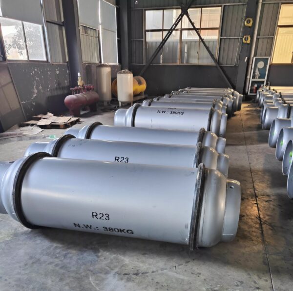 R23 Refrigerant Gas in 380KG Ton Tank