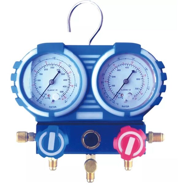 High Quality OEM Single or Double Valve Refrigerant Manifold Pressure Gauge